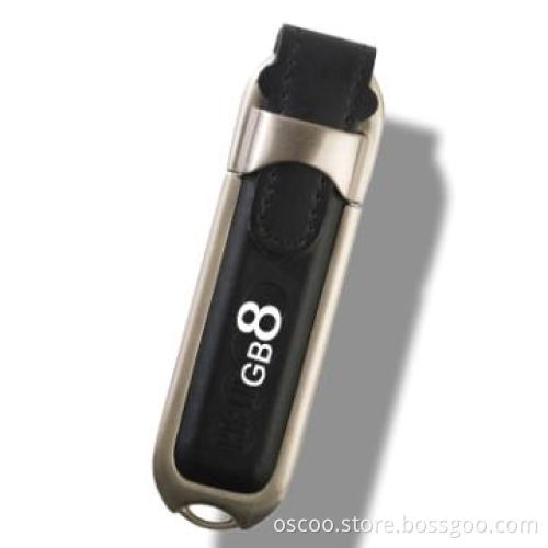 Leather Style USB Flash Drive with good quality